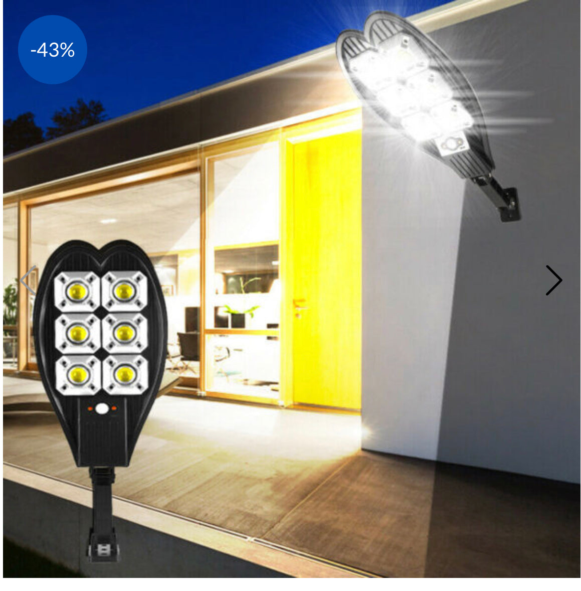 Solarna LED lampa s daljinskim upravljačem 500W